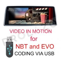 Video In Motion (VIM) for BMW NBT, EVO, MGU headunits