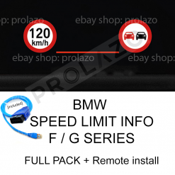BMW SLI speed limit info F / G series FULL PACK (parts + remote coding) KAFAS
