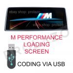 BMW NBT and EVO M PERFORMANCE IDRIVE BOOT LOGO Coding via USB
