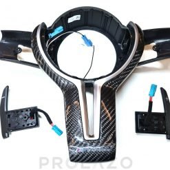 BMW LCI M3 sport steering wheel PADDLES retrofit kit F30 F20 F32 F34 CARBON